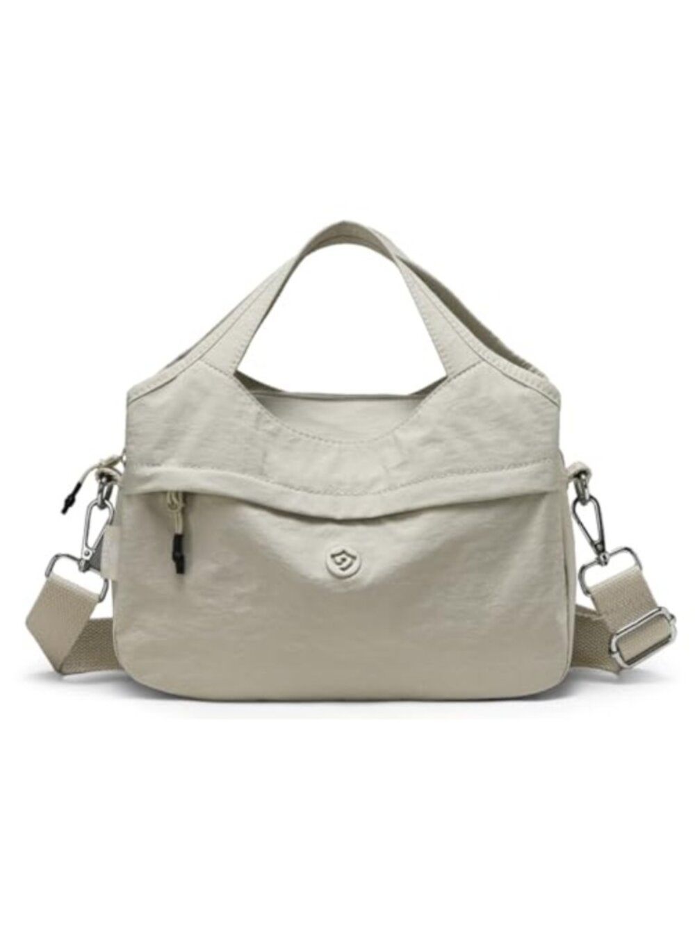 Polyester Hobo Bag Lightweight Crossbody Shoulder Tote Clutch Satchel